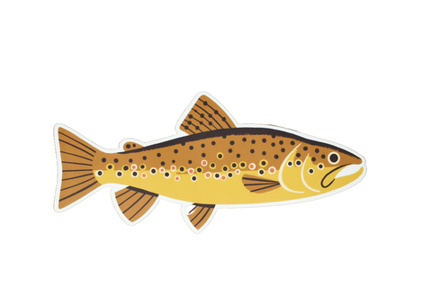 4 Pack of Trout Stickers