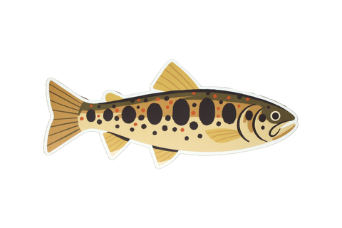 4 Pack of Trout Stickers