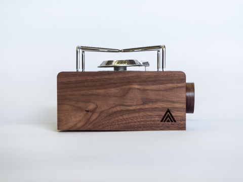 Kovea Cube with Nomadica NAMU Walnut Panels