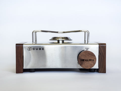 Kovea Cube with Nomadica NAMU Walnut Panels