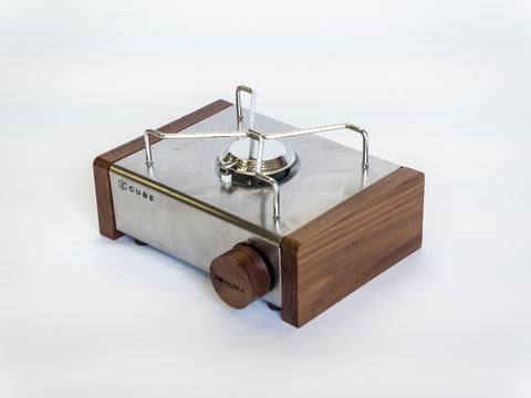 Kovea Cube with Nomadica NAMU Walnut Panels