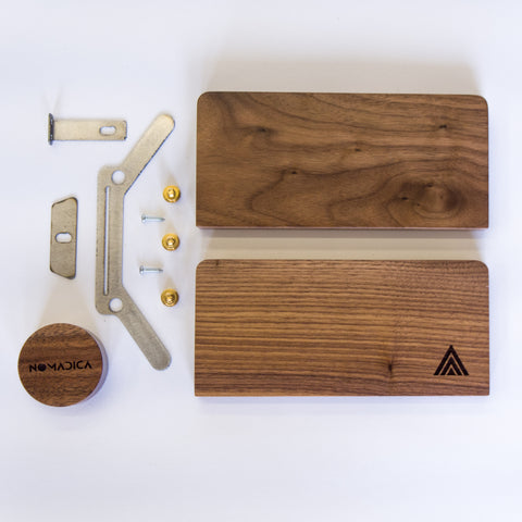Kovea Cube with Nomadica NAMU Walnut Panels