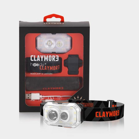 CLAYMORE HEADY+ Rechargeable Head Light