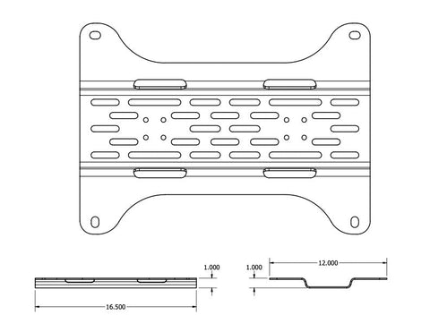Overland Kitted MAXTRAX Mini Plate