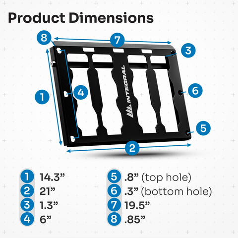 Integral Locking Plate - Universal - Compatible with Milwaukee Tool Packout Organizers