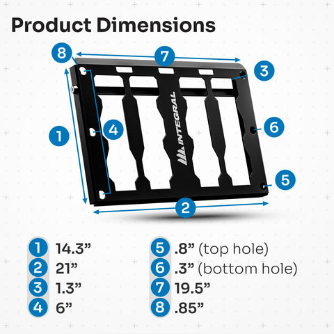 Integral Locking Plate - Universal - Compatible with Milwaukee Tool Packout Organizers