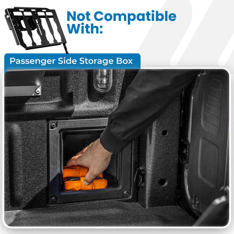 Integral Boxlink Panel (Full) - F150 & Raptor (2015+) - Compatible with Milwaukee Tool Packout Organizers