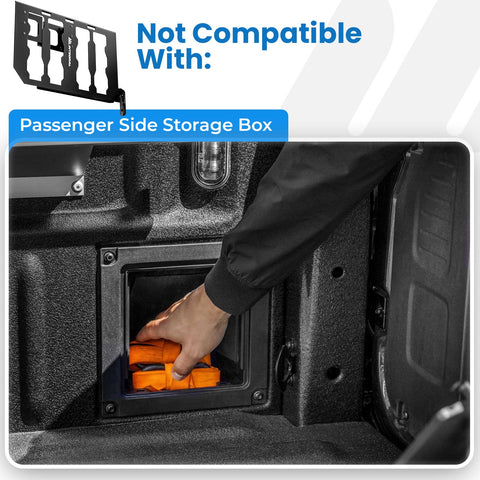 Integral Boxlink Panel (Full) - F150 & Raptor (2015+) - Compatible with Milwaukee Tool Packout Organizers