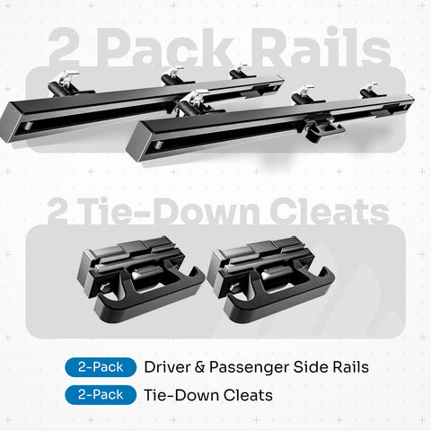 Integral Rails - Bedside Rail System - Chevrolet Colorado & GMC Canyon (2023+)