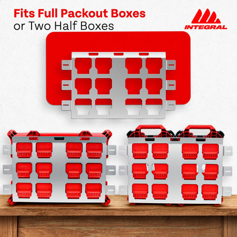 Integral Plates - Universal - Compatible with Milwaukee Tool Packout Organizers