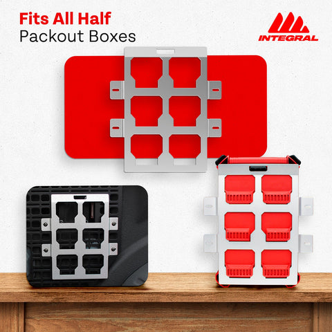 Integral Plates - Universal - Compatible with Milwaukee Tool Packout Organizers