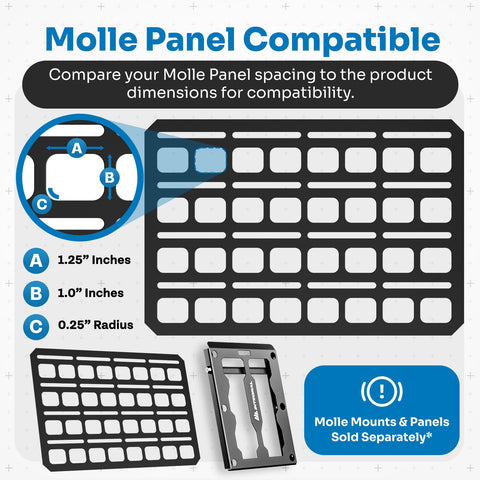 Integral Locking Plate - Universal - Compatible with Milwaukee Tool Packout Organizers