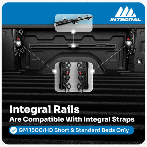 Integral Straps - Chevrolet Silverado & GMC Sierra - (1500 2019+, HD 2020+)