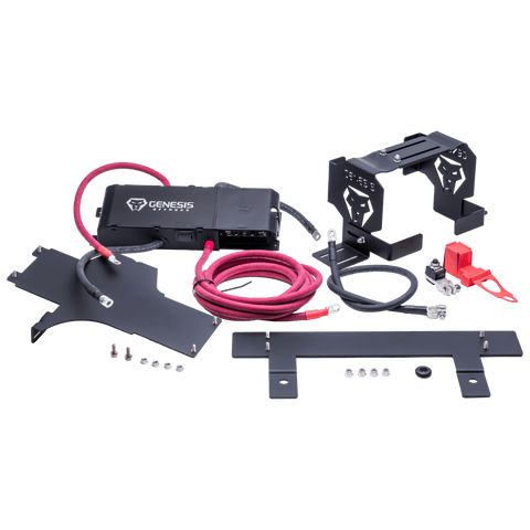2020-2023 Diesel Wrangler Dual Battery Kit - Under Hood