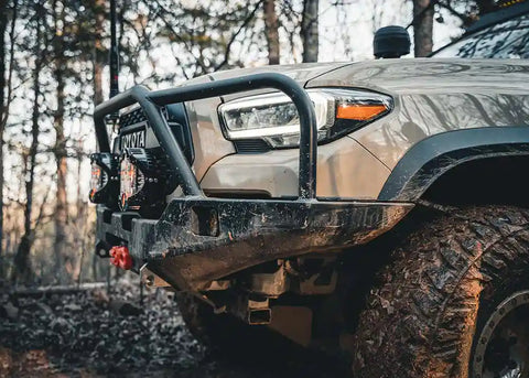 Toyota Tacoma 3rd Gen (2016-2023) Hi-Lite Overland Front Bumper [Bull Bar]