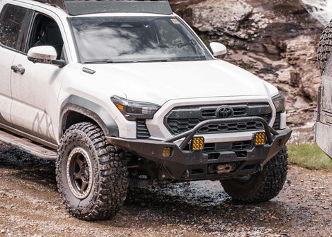 Hi-Lite Overland Toyota Tacoma Front Bumper 4th Gen (2024-2025) [Prerunner Bull Bar]