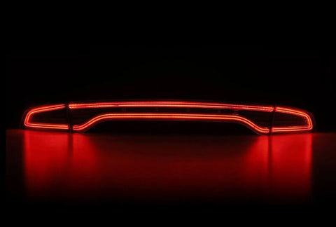 AlphaRex 15-23 Dodge Charger NOVA-Series Prismatic LED Tail Lights Alpha-Black