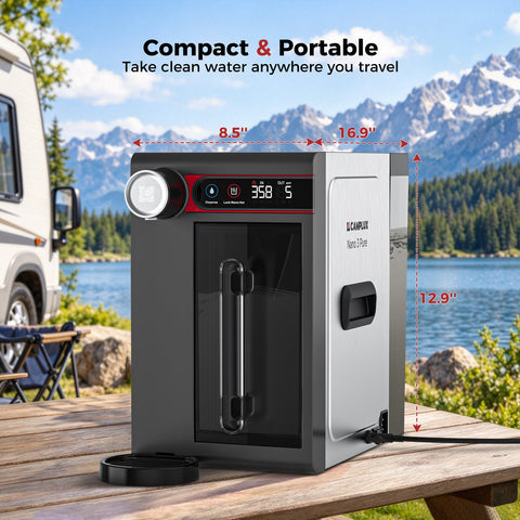 CAMPLUX ROH75 Portable RO Water Purifier with Hot Water