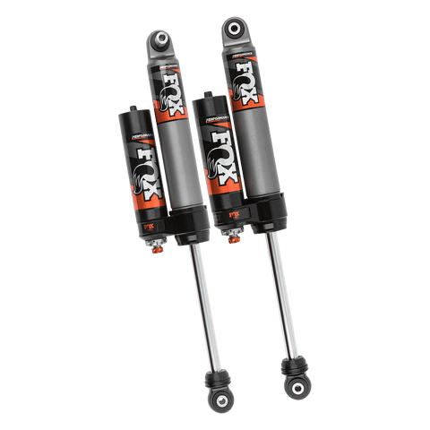 FOX 2.5 Rear Shocks w/ DSC Reservoir | 0-2 Inch Lift | Performance Elite Series | Jeep Wrangler JK  (07-18)
