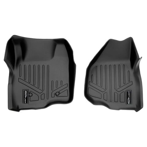 SMARTLINER Custom Fit Floor Liners For 2011-2012 F-250/F-350/F-450 Super Duty with Depressed Drivers Side Pedal