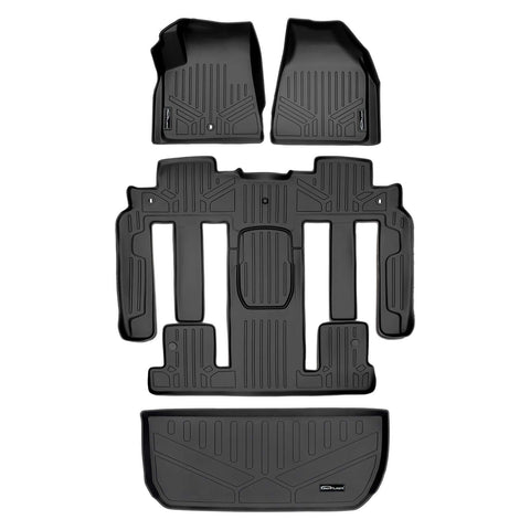 SMARTLINER Custom Fit Floor Liners For Traverse/Enclave with 2nd Row Bucket Seats