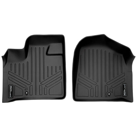 Smart Trim™ Custom Fit Floor Liners For 2013-2020 Dodge Grand Caravan with 2nd Row Bucket Seats and 1st Row Super Console