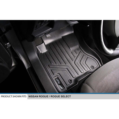 SMARTLINER Custom Fit Floor Liners For 2008-2013 Nissan Rogue / 2014-2015 Rogue Select