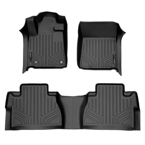 SMARTLINER Custom Fit Floor Liners For 2007-2021 Toyota Tundra CrewMax Cab