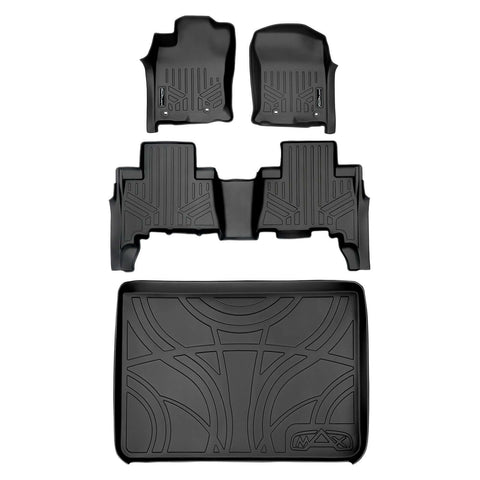 SMARTLINER Custom Fit Floor Liners For 2013-2024 Toyota 4Runner (5 Passenger with Sliding Rear Tray)