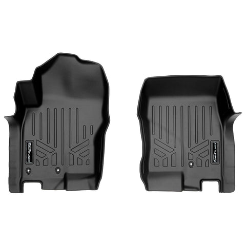 SMARTLINER Custom Fit Floor Liners For 2008-2021 Nissan Frontier with Dual Drivers Side Floor Posts