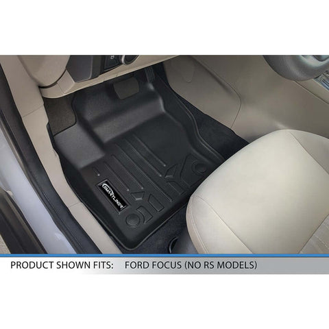 SMARTLINER Custom Fit Floor Liners For 2012-2018 Ford Focus Hatchback (No SR Models)