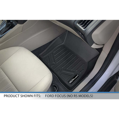 SMARTLINER Custom Fit Floor Liners For 2012-2018 Ford Focus Hatchback (No SR Models)