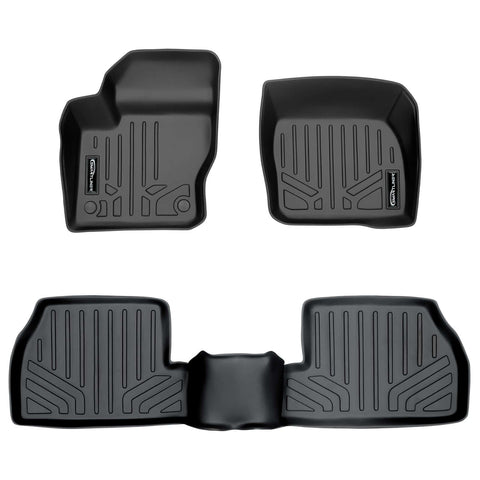 SMARTLINER Custom Fit Floor Liners For 2012-2018 Ford Focus Sedan (No SR or Electric Models)
