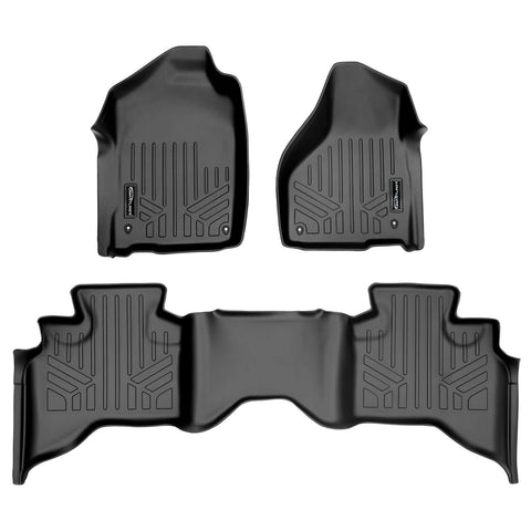 SMARTLINER Custom Fit Floor Liners For 2012-2022 RAM 1500 Quad Cab