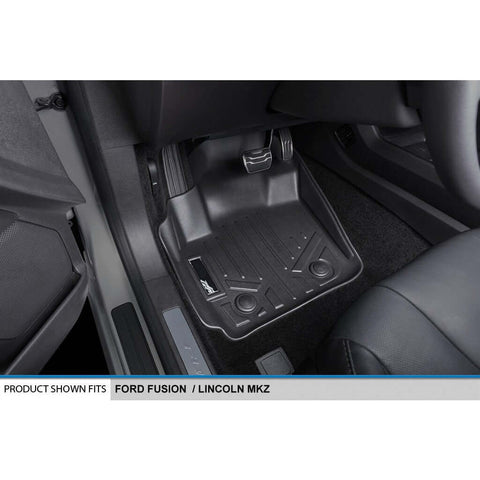 SMARTLINER Custom Fit Floor Liners For 2013-2016 Ford Fusion (No Hybrid Models)