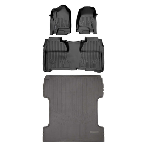 SmartCoverage™ Custom Fit Floor Liners For Crew Cab 2014-2018 Silverado/Sierra 1500 - 2015-2021 2500/3500 HD