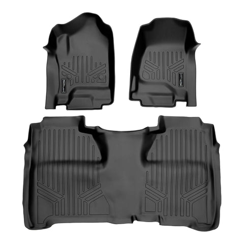 SmartCoverage™ Custom Fit Floor Liners For Crew Cab 2014-2018 Silverado/Sierra 1500 - 2015-2021 2500/3500 HD