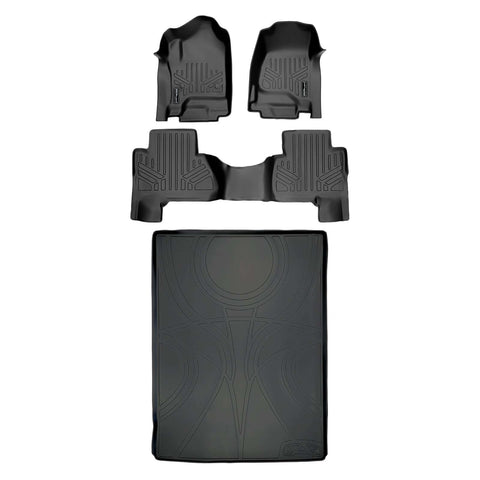 SMARTLINER Custom Fit Floor Liners For 2015-2020 Cadillac Escalade ESV with 2nd Row Bench Seat
