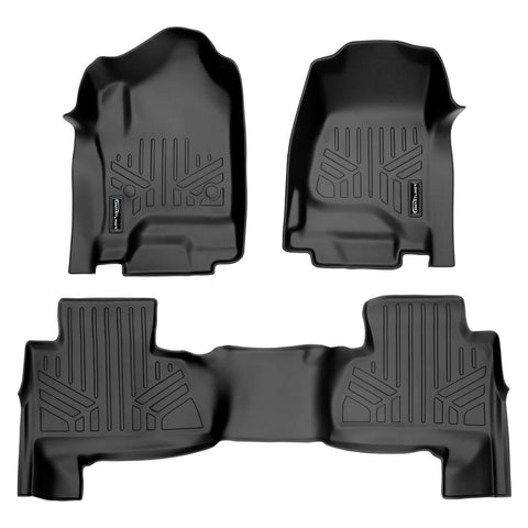 SMARTLINER Custom Fit Floor Liners For 2015-2020 Suburban / Yukon XL (with 2nd Row Bench Seat)