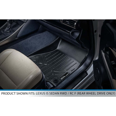 SMARTLINER Custom Fit Floor Liners For 2014-2024 Lexus IS (Sedan Rear Wheel Drive Only)