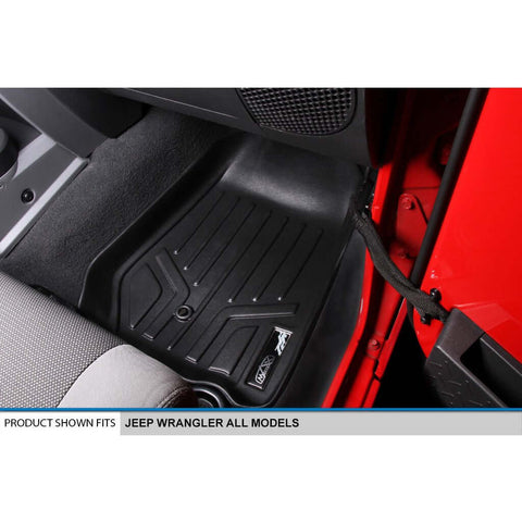 SMARTLINER Custom Fit Floor Liners For 2011-2013 Jeep Wrangler Unlimited (4-Door)