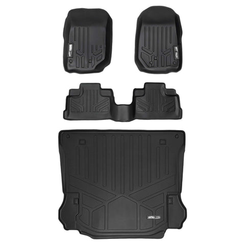 SMARTLINER Custom Fit Floor Liners For 2011-2013 Jeep Wrangler Unlimited (4-Door)