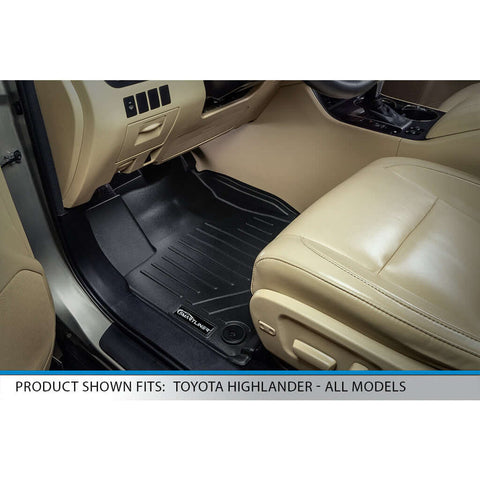 SMARTLINER Custom Fit Floor Liners For 2014-2019 Toyota Highlander Hybrid (with 2nd Row Bench Seat)