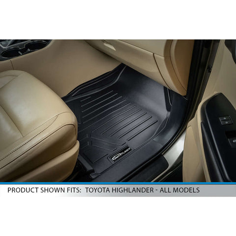 SMARTLINER Custom Fit Floor Liners For 2014-2019 Toyota Highlander Hybrid (with 2nd Row Bench Seat)