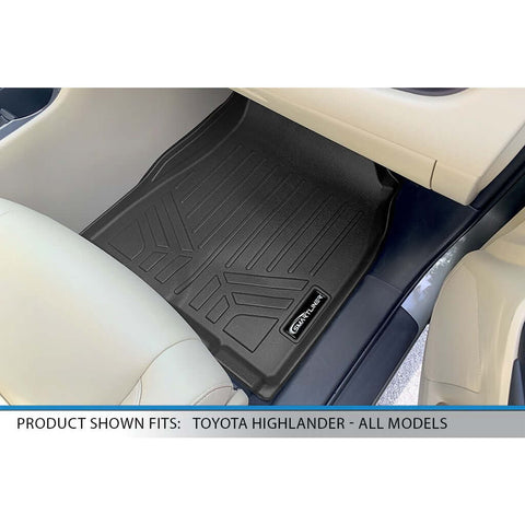 SMARTLINER Custom Fit Floor Liners For 2014-2019 Toyota Highlander (with 2nd Row Bench Seat)