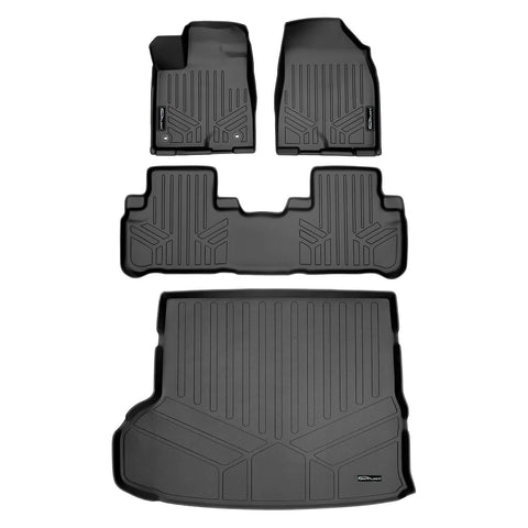 SMARTLINER Custom Fit Floor Liners For 2014-2019 Toyota Highlander