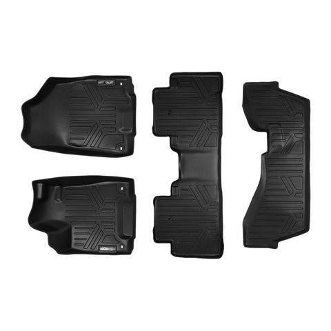 SMARTLINER Custom Fit Floor Liners For 2014-2020 Acura MDX with 2nd Row Bench Seat (No Hybrid)