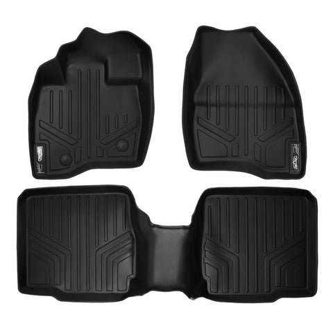 SMARTLINER Custom Fit Floor Liners For 2015-2016 Ford Explorer with 2nd Row Center Console