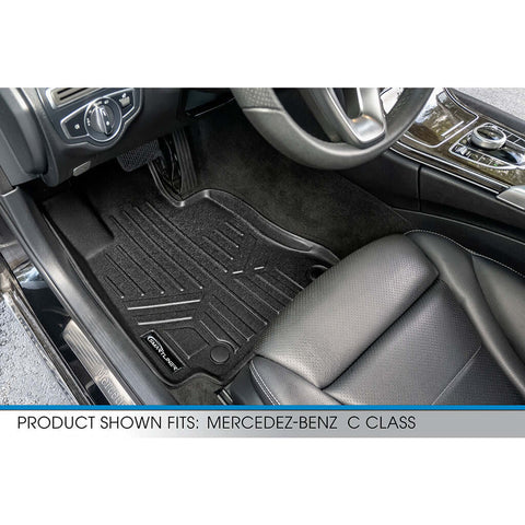 Smart Trim™ Custom Fit Floor Liners For 2015-2021 Mercedes Benz C Class Sedan (No Hybrid Models)