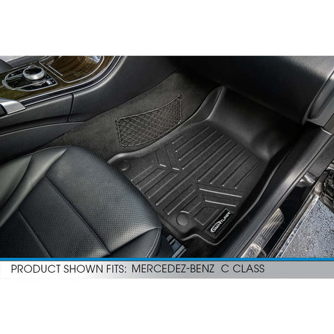Smart Trim™ Custom Fit Floor Liners For 2015-2021 Mercedes Benz C Class Sedan (No Hybrid Models)